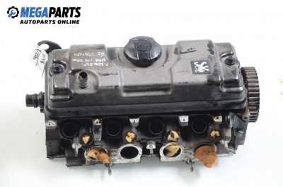 Engine head for Peugeot 206 1.4, 75 hp, hatchback, 3 doors, 2003