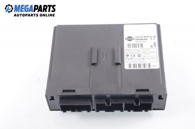 Central lock module for Nissan Almera 1.5, 98 hp, hatchback, 5 doors, 2003 № 28550 BN8