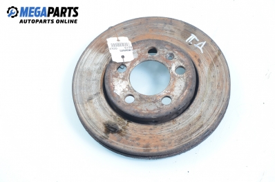 Brake disc for Volkswagen Golf IV 1.6, 100 hp, 5 doors, 1999, position: front