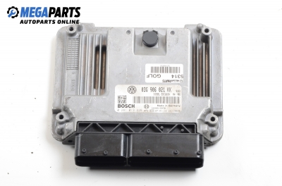 ECU for Volkswagen Golf V 2.0 16V TDI, 140 hp, hatchback, 5 doors, 2004 № Bosch 0 281 013 228