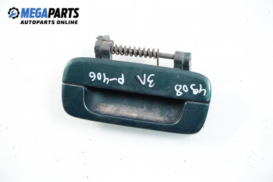 Außengriff für Peugeot 406 2.0 16V, 132 hp, sedan, 1996, position: links, rückseite