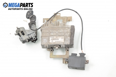 ECU mit zündschlüssel und wegfahrsperre für Volkswagen Polo (6N/6N2) 1.0, 50 hp, 3 türen, 1997 № Bosch 0 261 203 931