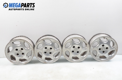 Alloy wheels for Peugeot 406 (1995-2004) 15 inches, width 6 (The price is for the set)