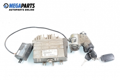 ECU cu cheie de contact și imobilizator pentru Volkswagen Polo (6N/6N2) 1.0, 50 cp, 3 uși, 1997 № Bosch 0 261 203 931