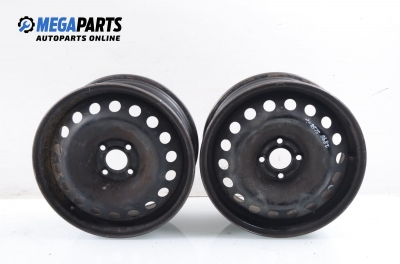 Steel wheels for Renault Scenic II (2003-2009) 16 inches, width 6.5, ET 49 (The price is for two pieces)