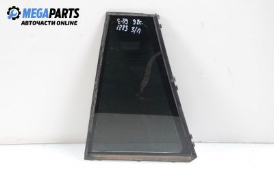 Door vent window for BMW 5 (E39) 2.5 TDS, 143 hp, station wagon, 1998, position: rear - left