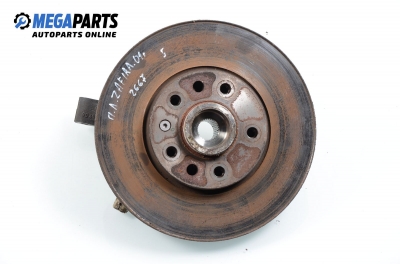 Knuckle hub for Opel Zafira A 1.8 16V, 125 hp, 2001, position: front - left