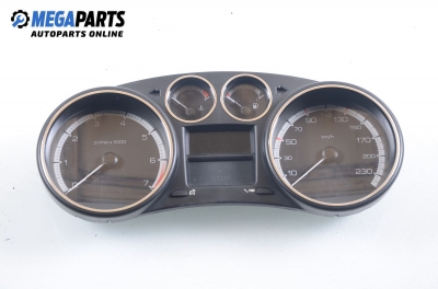 Instrument cluster for Peugeot 308 (T7) 1.6 16V, 120 hp, hatchback, 5 doors, 2010