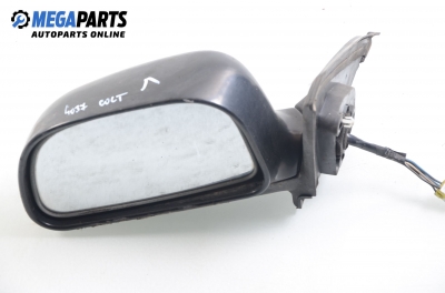 Mirror for Mitsubishi Colt V 1.3 12V, 75 hp, 3 doors, 1996, position: left