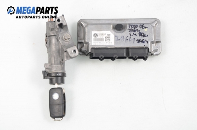 ECU cu cheie de contact pentru Volkswagen Polo (9N/9N3) 1.4, 80 cp, hatchback, 5 uși, 2006 № 03C906024F