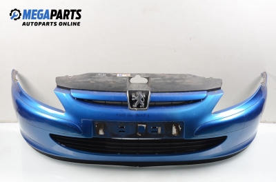 Front bumper for Peugeot 307 2.0 HDI, 90 hp, station wagon, 2004, position: front