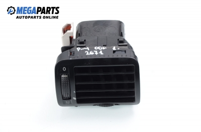 AC heat air vent for Volkswagen Passat 1.9 TDI, 115 hp, sedan, 2000