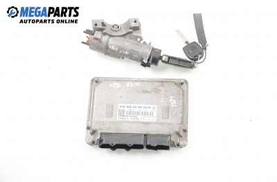 ECU incl. ignition key for Seat Ibiza (6J) (2008- ) № Siemens 5WP40507