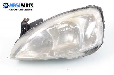 Headlight for Opel Corsa C 1.2, 75 hp, 3 doors, 2004, position: left