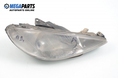 Headlight for Peugeot 206 1.9 D, 69 hp, hatchback, 3 doors, 2002, position: right