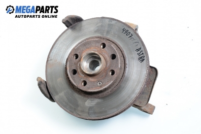 Knuckle hub for Opel Astra G 1.6 16V, 101 hp, station wagon, 1998, position: front - left