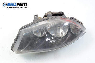 Headlight for Seat Ibiza (6L) 1.2 12V, 70 hp, 3 doors, 2008, position: left