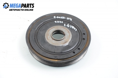 Damper pulley for Ford C-Max 1.6 TDCi, 109 hp, 2004