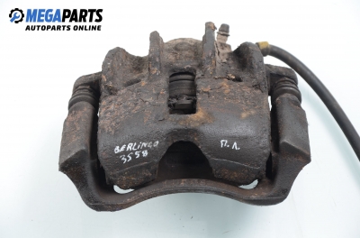 Caliper for Citroen Berlingo 1.9 D, 70 hp, truck, 1999, position: front - left