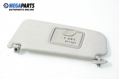 Sun visor for Toyota Celica VII (T230) 1.8 16V VVT-i, 143 hp, 2001, position: left