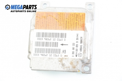 Airbag module for Mercedes-Benz A-Class W168 1.6, 102 hp, 1998 № Bosch 0 285 001 222