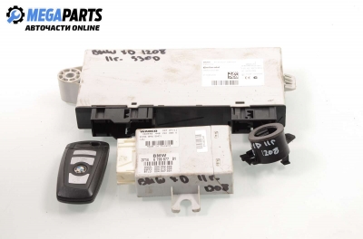 ECU mit zündschlüssel und wegfahrsperre for BMW 5 (F10, F11) 3.0 d xDrive, 258 hp automatic, 2011 BMW 61.35-9 257 038.9-01