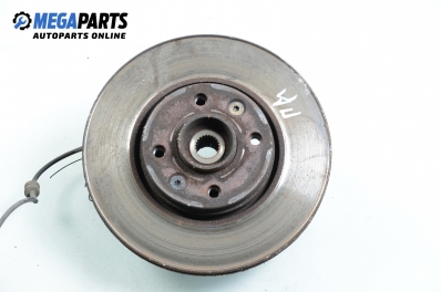 Knuckle hub for Nissan Micra (K12) 1.0 16V, 65 hp, 3 doors, 2003, position: front - right