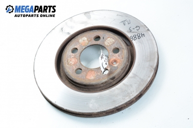 Brake disc for Volkswagen Golf III 2.0, 115 hp, 3 doors, 1992, position: front