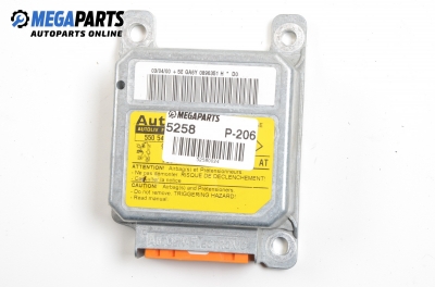 Airbag module for Peugeot 206 1.6, 89 hp, 2000