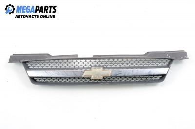 Grill for Chevrolet Kalos 1.2, 72 hp, 3 doors, 2005, position: front
