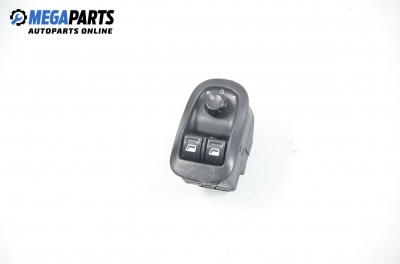 Window and mirror adjustment switch for Peugeot 206 1.1, 60 hp, hatchback, 5 doors, 1999