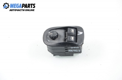 Window and mirror adjustment switch for Peugeot 306 1.4, 75 hp, hatchback, 5 doors, 1999