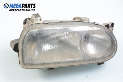 Headlight for Volkswagen Golf III 1.9 TDI, 90 hp, 3 doors, 1994, position: right Hella