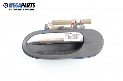 Outer handle for Nissan Almera (N16) 2.2 Di, 110 hp, hatchback, 5 doors, 2000, position: rear - left