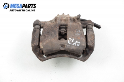 Caliper for Mitsubishi Carisma 1.6, 90 hp, hatchback, 1997, position: front - left