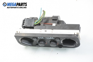 Air conditioning panel for BMW 3 (E36) 1.8, 113 hp, sedan, 1993