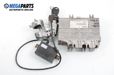 ECU cu cheie de contact și imobilizator pentru Volkswagen Golf III 1.8, 90 cp, 3 uși, 1996 № 0 261 203 593/594