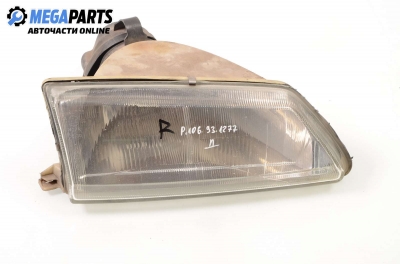Headlight for Peugeot 106 1.1, 54 hp, 1993, position: right