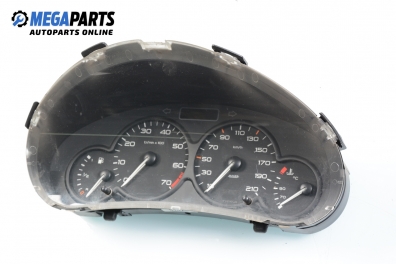 Kilometerzähler for Peugeot 206 1.4, 75 hp, hecktür, 3 türen, 2002 № 9645096180 6104HV