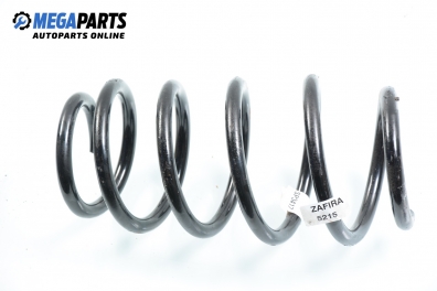 Coil spring for Opel Zafira B 1.9 CDTI, 120 hp automatic, 2005, position: front