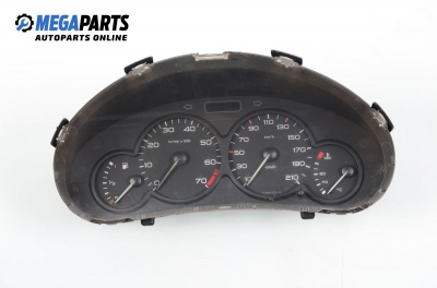 Instrument cluster for Peugeot 206 2.0 HDI, 90 hp, hatchback, 5 doors, 2000