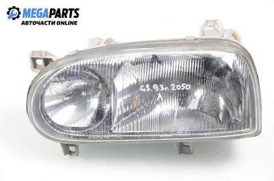 Headlight for Volkswagen Golf III 2.0 16V GTI, 150 hp, 3 doors, 1993, position: left