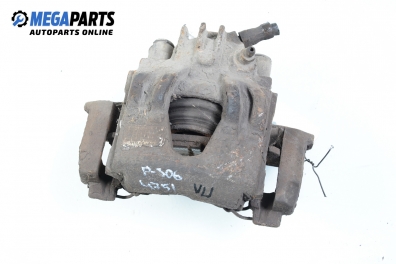 Caliper for Peugeot 306 1.9 D, 68 hp, hatchback, 5 doors, 1995, position: front - left