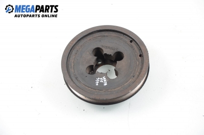 Damper pulley for Hyundai Santa Fe 2.4 4x4, 136 hp, 2003