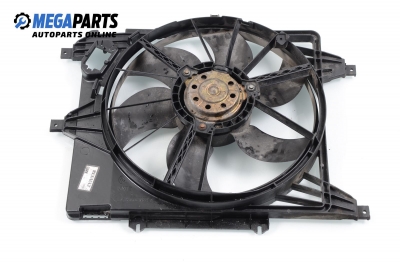 Radiator fan for Renault Clio 1.5 dCi, 57 hp, hatchback, 5 doors, 2001