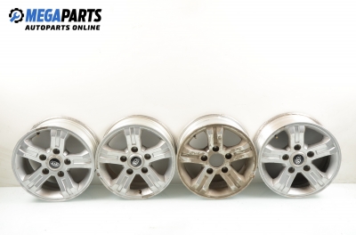 Alloy wheels for Kia Sorento (2003-2010) 16 inches, width 7 (The price is for the set)