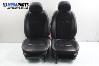 Leather seats with electric adjustment for Mercedes-Benz E-Class 211 (W/S) 2.0 CDI, 136 hp, sedan automatic, 2008