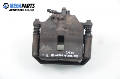 Caliper for Nissan Almera Tino 2.2 DI, 115 hp, 2006, position: front - right