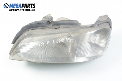 Headlight for Peugeot 106 1.4, 75 hp, hatchback, 3 doors, 1998, position: left