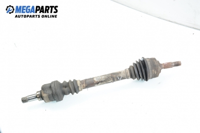 Driveshaft for Peugeot 206 1.4, 75 hp, hatchback, 3 doors, 2002, position: left